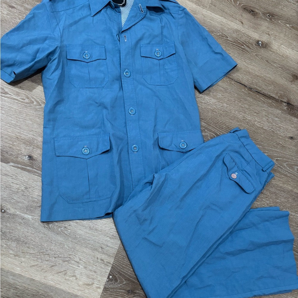 Vintage 70s safari suit